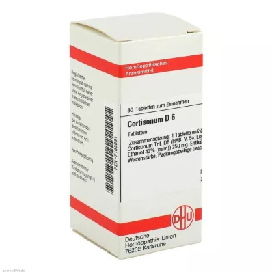 DHU Cortisonum D 6 tabliet, 80 ks DHU Cortisonum D 6 tabliet, 80 ks