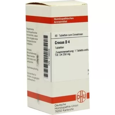 CROCUS D 4 tablety, 80 kapsúl
