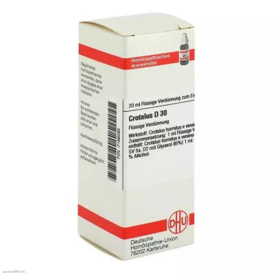 DHU riedenie Crotalus D 30, 20 ml