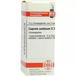 CUPRUM ACETICUM D 3 guľôčky, 10 g