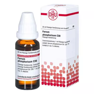FERRUM PHOSPHORICUM C 30 riedenie, 20 ml