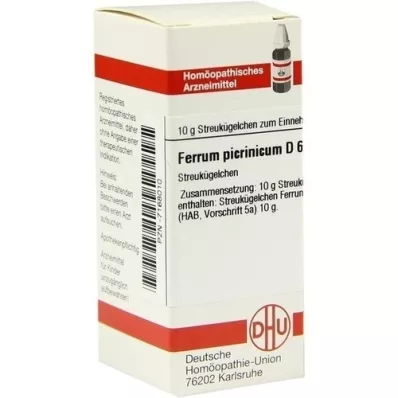 FERRUM PICRINICUM D 6 guľôčok, 10 g