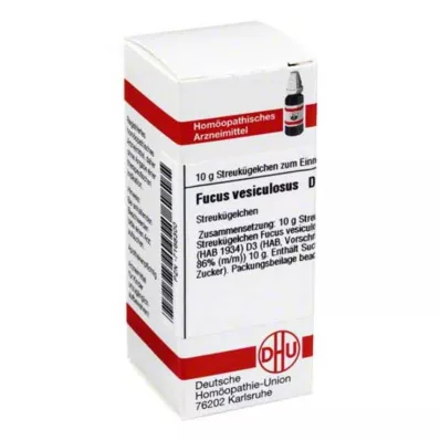 DHU Fucus vesiculosus D 3 globule, 10 g DHU Fucus vesiculosus D 3 globule, 10 g