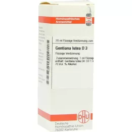 GENTIANA LUTEA D 3 riedenie, 20 ml