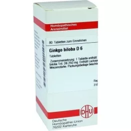 GINKGO BILOBA D 12 tabliet, 80 kapsúl