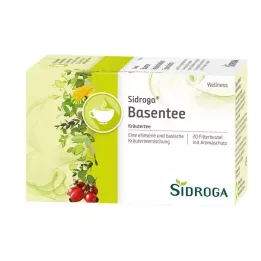 SIDROGA Filtračné vrecko na alkalický čaj Wellness, 20X1,5 g