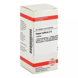 HEPAR SULFURIS C 6 tabliet, 80 kapsúl