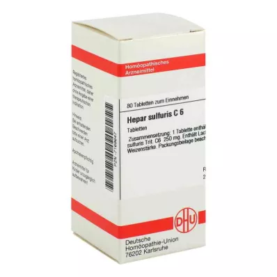 Hepar Sulfuris C6 tablety (80 kusov)