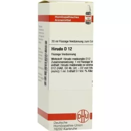 HIRUDO D 12 riedenie, 20 ml