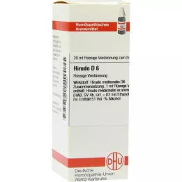 HIRUDO D 6 riedenie, 20 ml