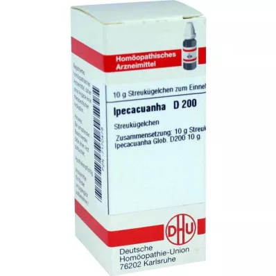 DHU Ipecacuanha D 200 guľôčky, 10 g DHU Ipecacuanha D 200 guľôčky, 10 g