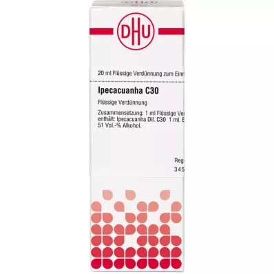 IPECACUANHA C 30 riedenie, 20 ml