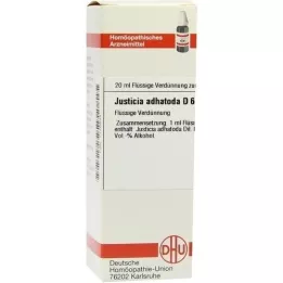 JUSTICIA adhatoda D 6 riedenie, 20 ml