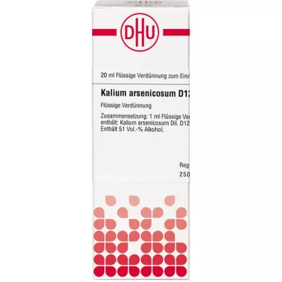 KALIUM ARSENICOSUM D 12 riedenie, 20 ml