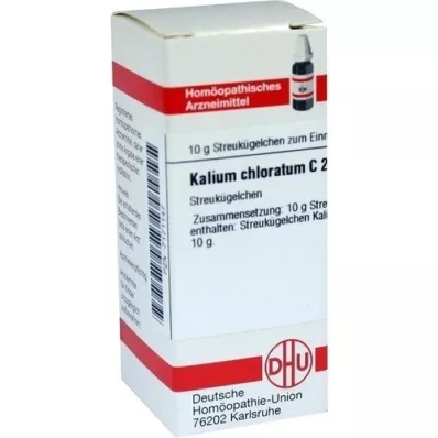 KALIUM CHLORATUM C 200 guľôčok, 10 g