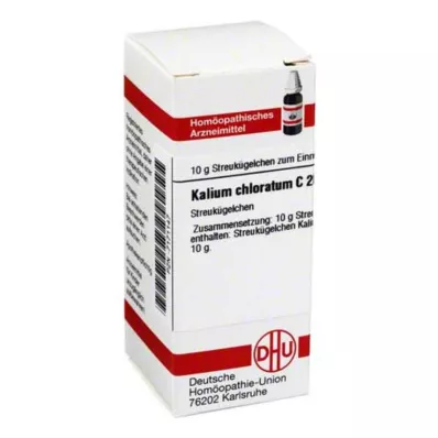 DHU Kalium chloratum C 200 guľôčky, 10 g DHU Kalium chloratum C 200 guľôčky, 10 g