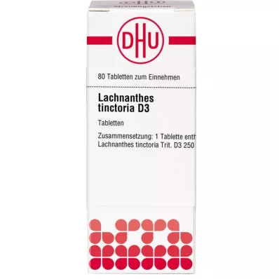 LACHNANTHES tinctoria D 3 tablety, 80 ks
