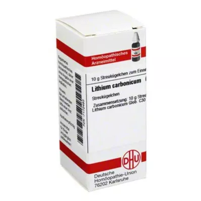 LITHIUM CARBONICUM C 30 guľôčok, 10 g