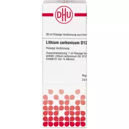 LITHIUM CARBONICUM D 12 riedenie, 20 ml