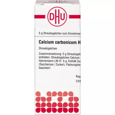 CALCIUM CARBONICUM Hahnemanni LM III Guľôčky, 5 g