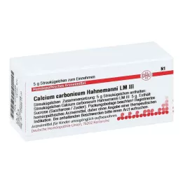 CALCIUM CARBONICUM Hahnemanni LM III Guľôčky, 5 g