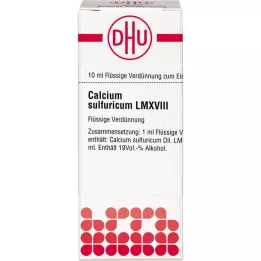 CALCIUM SULFURICUM LM XVIII Riedenie, 10 ml