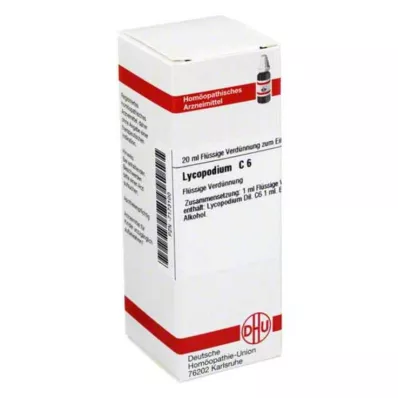 DHU Lycopodium C6 riedenie, 20 ml DHU Lycopodium C6 riedenie, 20 ml