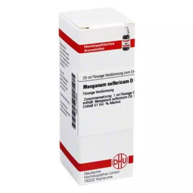 DHU Riedenie Manganum sulfuricum D 6, 20 ml DHU Riedenie Manganum sulfuricum D 6, 20 ml