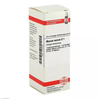 DHU Marum verum D 1 riedenie, 20 ml DHU Marum verum D 1 riedenie, 20 ml