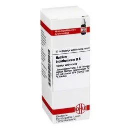 NATRIUM BICARBONICUM D 6 riedenie, 20 ml