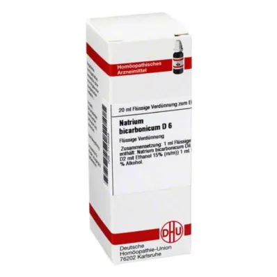 DHU Natrum bicarbonicum D 6 riedenie, 20 ml