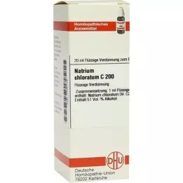 NATRIUM CHLORATUM C 200 riedenie, 20 ml