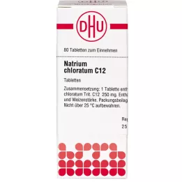 NATRIUM CHLORATUM C 12 tabliet, 80 ks