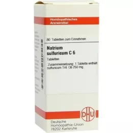 NATRIUM SULFURICUM C 6 tabliet, 80 kapsúl