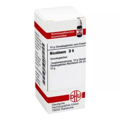 NICOTINUM D 6 guľôčok, 10 g