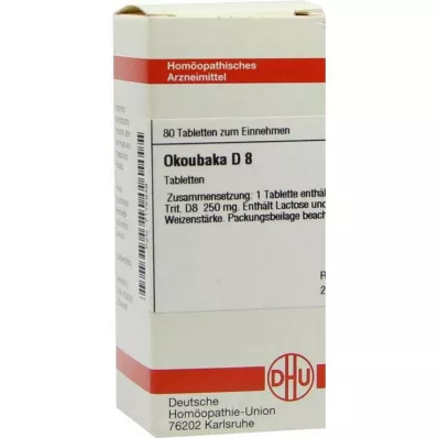 DHU Okoubaka D 8 tabliet, 80 ks DHU Okoubaka D 8 tabliet, 80 ks