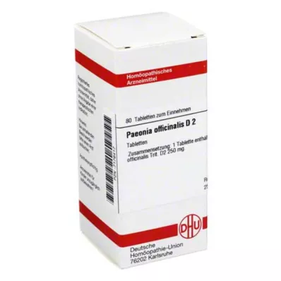 PAEONIA OFFICINALIS D 2 tablety, 80 kapsúl