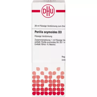 PERILLA OCYMOIDES D 3 riedenie, 20 ml