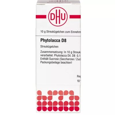 PHYTOLACCA D 8 guľôčok, 10 g