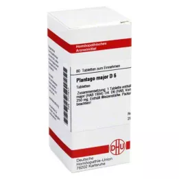 PLANTAGO MAJOR D 6 tabliet, 80 kapsúl