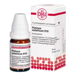 PLATINUM METALLICUM D 10 guľôčok, 10 g