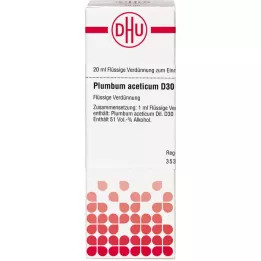 PLUMBUM ACETICUM D 30 riedenie, 20 ml