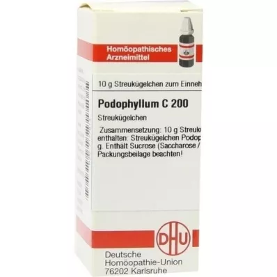 PODOPHYLLUM C 200 guľôčok, 10 g