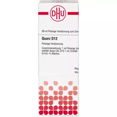 QUARZ D 12 riedenie, 20 ml