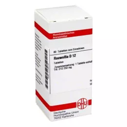 RAUWOLFIA D 12 tabliet, 80 kapsúl