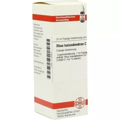 RHUS TOXICODENDRON C 200 riedenie, 20 ml
