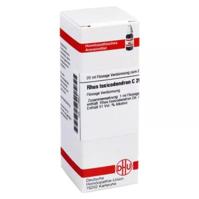 DHU Rhus toxicodendron C 200 riedenie, 20 ml DHU Rhus toxicodendron C 200 riedenie, 20 ml