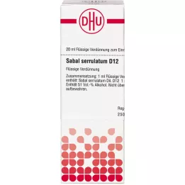 SABAL SERRULATUM D 12 riedenie, 20 ml