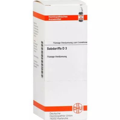 DHU Sabdariffa D 3 riedenie, 20 ml