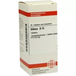 SILICEA D 15 tabliet, 80 kapsúl